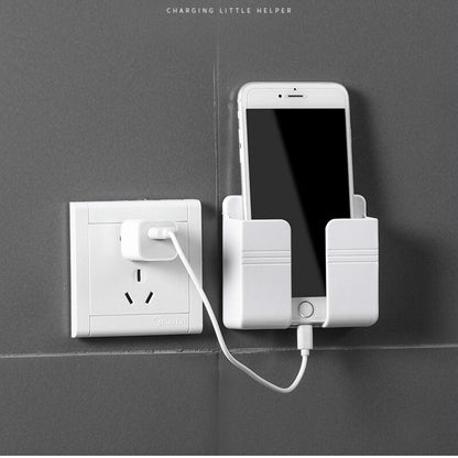 Wall-Mounted Mobile Phone Holder with Hook for Mobile Phone Charging Stand
