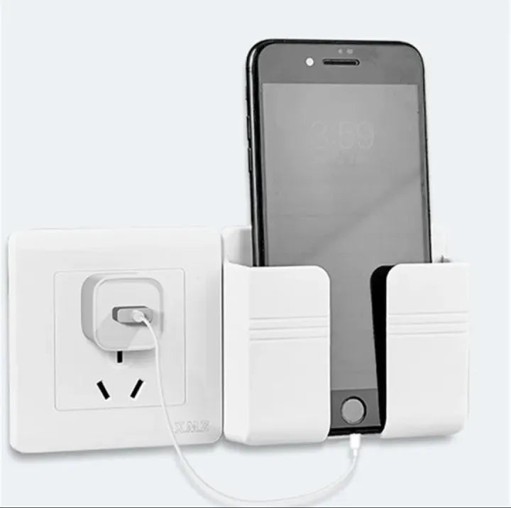 Wall-Mounted Mobile Phone Holder with Hook for Mobile Phone Charging Stand