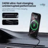 240W Type C Charging Cable with Built-in Phone Stand