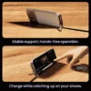 240W Type C Charging Cable with Built-in Phone Stand