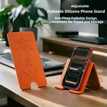 SEAMETAL Universal Silicone Phone Holder Portable Foldable Smartphone Bracket Tablet Stand for All Phone Tablet Laptop Devices
