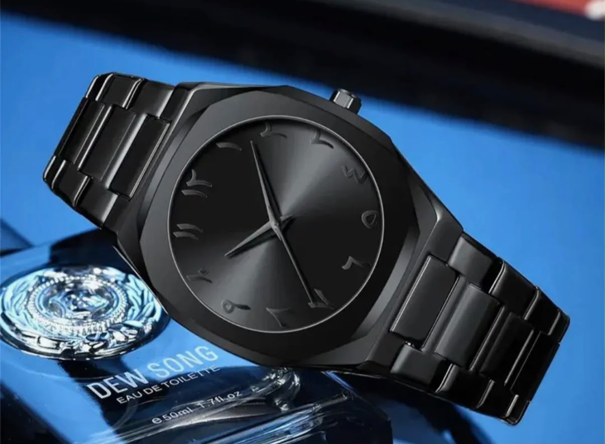 BLACK AURA ARABIC WATCH