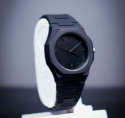 BLACK AURA ARABIC WATCH