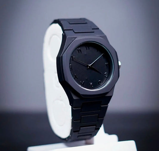BLACK AURA ARABIC WATCH