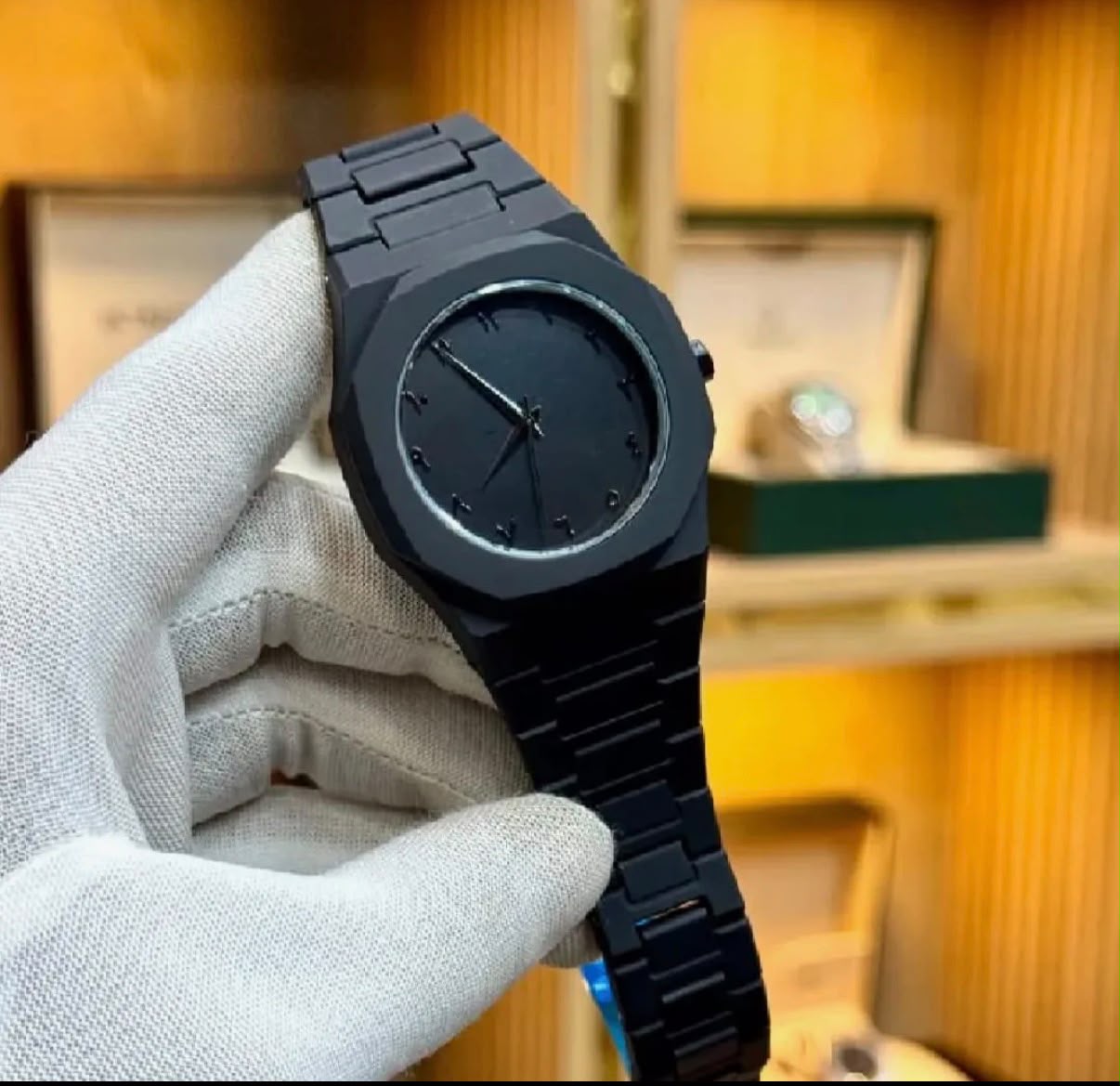 BLACK AURA ARABIC WATCH