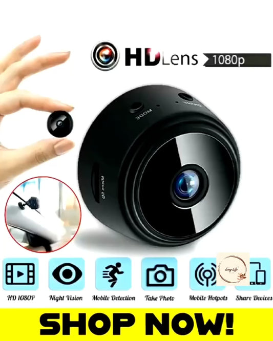 A9 Mini HD Magnetic Wifi Camera 1080P HD Result With HDSF App Mini Camera